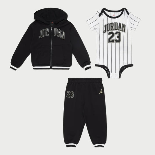 Nike Baby 23 Jersey 3-Piece Full-Zip Hoodie Set - 65F182-K5X