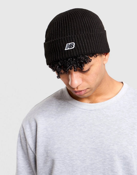 New Balance Winter Watchman Beanie NB Patch - LAH53008BK