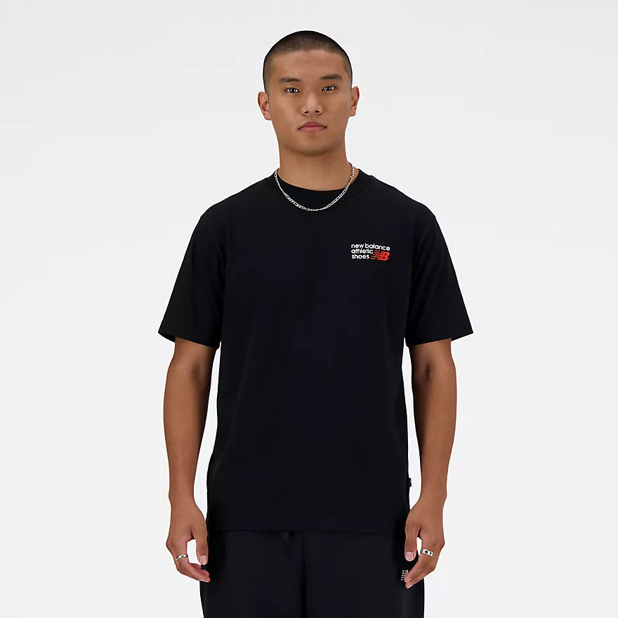 New Balance Athletics Premium Logo T-Shirt - MT41908BK