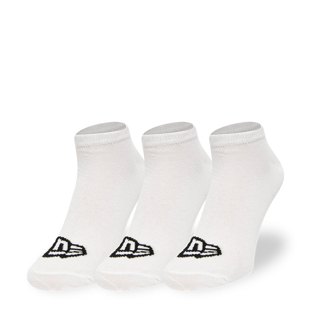 New Era Flag 3 Pack Sneaker White Socks - 13113638