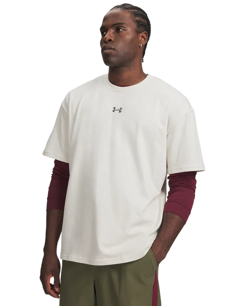 Under Armour Logo Heavyweight T-shirt - 6013618-110