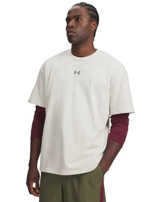Under Armour Logo Heavyweight T-shirt - 6013618-110